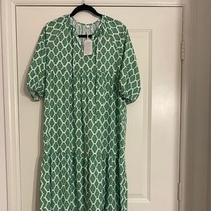 Bohemian Beauty Green Maxi Dress | Sz S